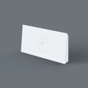 Routeur Starlink 3 blanc, vue de face sur fond gris – vendu par Connect iT en Martinique