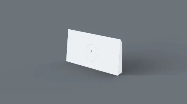 Routeur Starlink 3 blanc, vue de face sur fond gris – vendu par Connect iT en Martinique