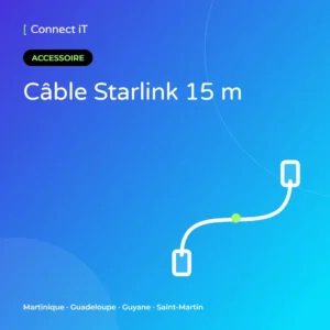 Câble Starlink 15 m – CONNECT IT, Martinique