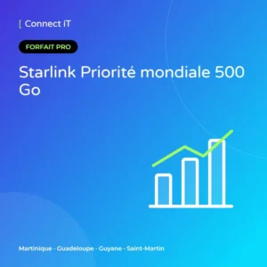 Starlink Priorité mondiale 500 Go – CONNECT IT, Martinique
